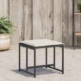 Cumpara ieftin Gossi scaune gradina cu perne, 4 buc. negru, poliratan