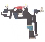 Banda Incarcare iPhone 11, Mufă Dock, Flex, Calitate Superioară, Componentă de &Icirc;nlocuire, Red