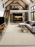 Covor Belgian Premium Balta 71301-056, 60x115 cm, Crem, Polipropilena, Inaltime Fir 20mm, Antialergic, Lavabil Masina