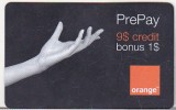 bnk card Romania - Orange - 9+1 $ - 12/05 - RO-ORA-REF-0007-0512A