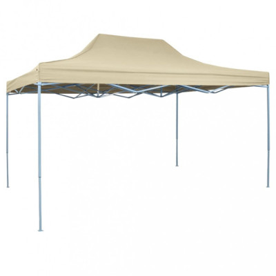 42511 vidaXL Foldable Tent Pop-Up 3x4,5 m Cream White foto