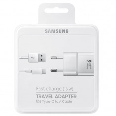 Incarcator retea Samsung Galaxy S9 G960 Dual SIM EP-TA20EWECGWW Fast Charging Alb foto