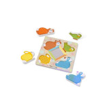 Melissa &amp; Doug - Puzzle tactil cu oglinda Pets