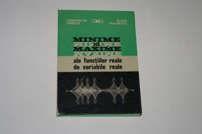Minime si maxime ale functiilor reale de variabile reale - Udriste foto