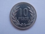 10 PESOS 1990 COLUMBIA, America Centrala si de Sud