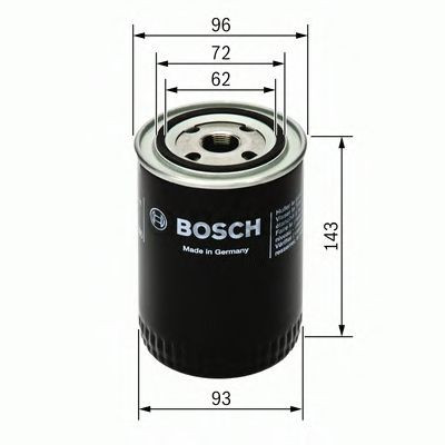 Filtru ulei IVECO DAILY V platou / sasiu (2011 - 2014) BOSCH F 026 407 083 foto