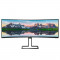 Monitor LED Curbat Philips 498P9/00 48.8 inch 5K VA 5ms Black