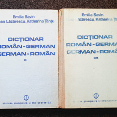 DICTIONAR ROMAN-GERMAN * GERMAN-ROMAN - Savin (2 volume)