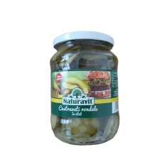 Castraveti Rondele in Otet Naturavit, 720 ml, Dulce Acrisori foto