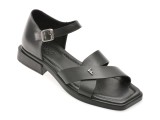 Sandale IMAGE negre, 1766093, din piele naturala