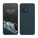 Husa Kwmobile pentru Motorola Moto G84, Verde inchis, Silicon, KWM000022NO002C, Carcasa