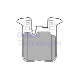 Placute frana Delphi LP2660, Spate