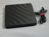Unitate optica externa DVD-RW CD-RW portabila, model XD061, USB-C si USB 3.0