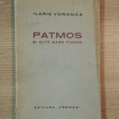 PATMOS SI ALTE SASE POEME- ILARIE VORONCA- 1933, CONTINE DEDICATIA AUTORULUI