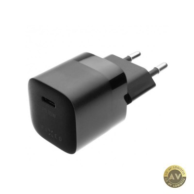 Incarcator Retea Fixed Mini 30W 3A 1 x USB-C Negru FIXC30M-C-BK foto
