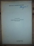 Catalogul proiectelor tip aprobate in vigoare
