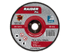 Disc pentru metal, scule pneumatice 75x1.6x10mm Raider 169901 foto