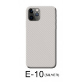Stiker (autocolant) 3D, Skin E-12 (Carbon Alb) pentru Telefon Mobil, Size: 120mm * 190mm