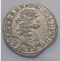 Leopold I, 3 Kreuzer 1668, Viena.