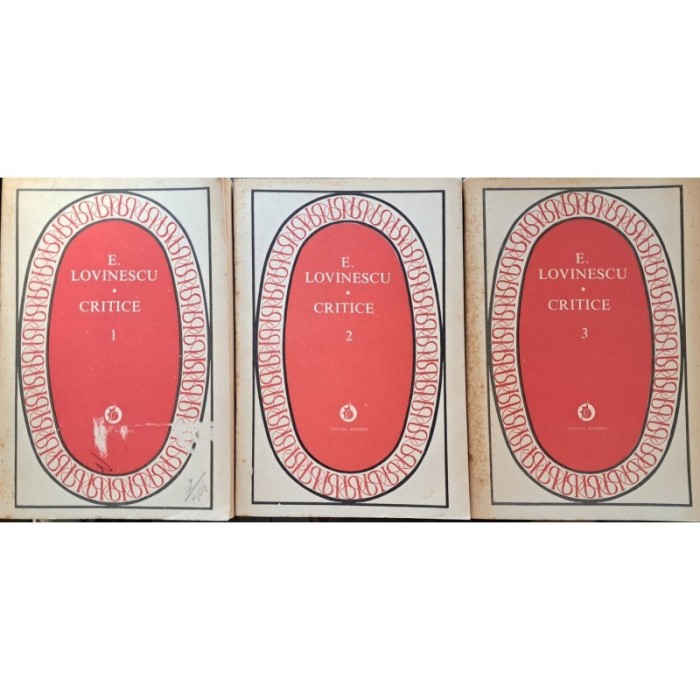 Eugen Lovinescu - Critice vol. I-II-III - 113608