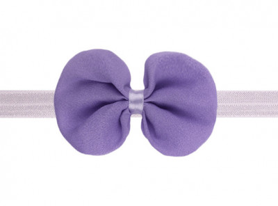 Purple Headband cu Bow Tie Baby Girl foto