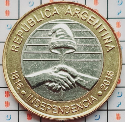 Argentina 2 Pesos (Declaration of Independence) 2016 UNC - km 184 - A035 foto