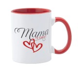 Cana maner rosu personalizata 8 Martie, Ziua Mamei, INOVATIX&reg;. 330ml, Oem