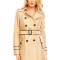 B435-155 Pardesiu vintage cu cordon in talie
