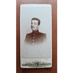 Fotografie tip CDV, general A. Popovici, inceput de secol XX