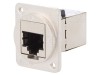 CLIFF Conector Adaptor FT RJ45 Cat 6a Ecranat Metalic Montare Panou