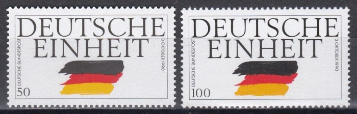 Germania 1990 - Reunificarea Germaniei, MNH