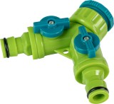 Mufa conector furtun 2 cai cu stop 1/2-3/4 TG Top Garden 380974 HardWork ToolsRange