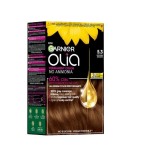 Vopsea de par permanenta fara amoniac 5.3 Golden Brown Olia, 174ml, Garnier