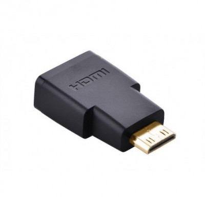 Mini-HDMI Tata la HDMI Mama Adaptor convertor Drept foto