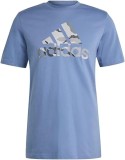 Cumpara ieftin Tricou cu maneca scurta pentru barbati Adidas Camo Badge of Sport Graphic Tee, albastru, L - OUTLET