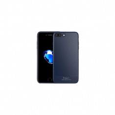 Husa Ipaky Fibre Carbon Albastru Inchis Pentru Iphone 7 Plus,Iphone 8 Plus