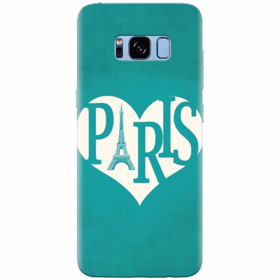 Husa silicon pentru Samsung S8, I Love Paris foto
