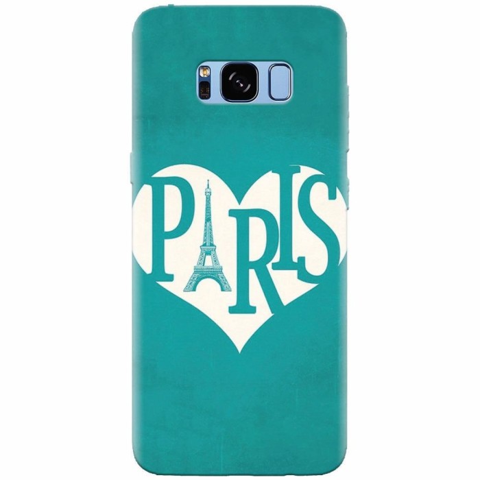 Husa silicon pentru Samsung S8, I Love Paris