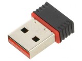 Adaptor WiFi USB 2.0 Negru pentru PC