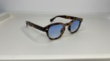 Ochelari de soare Moscot Lemtosh - Johnny Depp Style - Animal Print Albastru, Unisex, Protectie UV 100%, Plastic