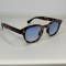 Ochelari de soare Moscot Lemtosh - Johnny Depp Style - Animal Print Albastru