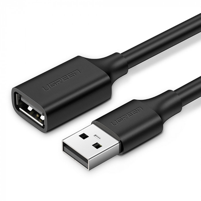 Adaptor USB 2.0 Extensie Ugreen 5m Negru (US103) 10318-UGREEN