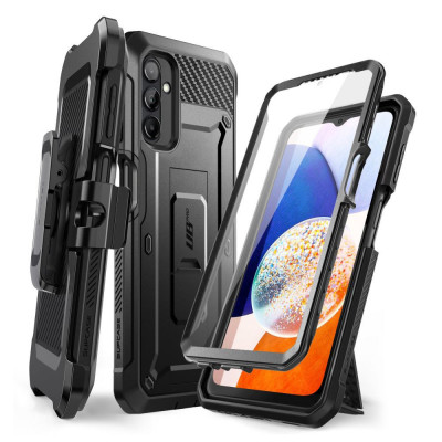 Husa pentru Samsung Galaxy A14 4G / 5G, Supcase Unicorn Beetle Pro, Black foto