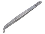 Pensetă PIERGIACOMI 160mm v&acirc;rf &icirc;ngust capete zimțate curbată