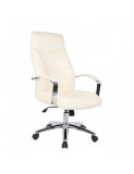 Scaun directorial GN62, piele ecologica, baza cromata, balans, inaltime ajustabila, rotativ, 120 kg