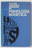 STUDII ASUPRA GANDIRII IN PSIHOLOGIA SOVIETICA , 1970
