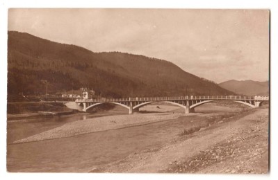 SV * Romania PIATRA NEAMT * PODUL PESTE BISTRITA / PESTE VALE * anii &amp;#039;30 foto