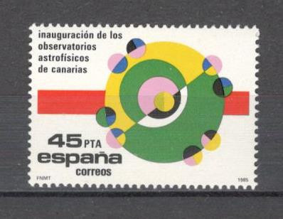 Spania.1985 Inaugurarea Observatorului Astofizic Insulele Canare SS.198 foto