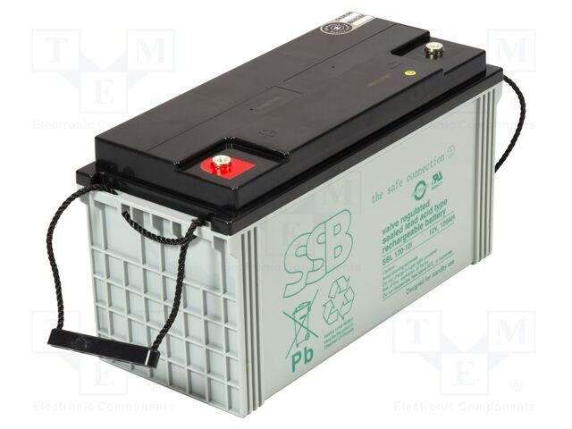 Acumulator SSB Plumb-Acid 12V 120Ah AGM Fără &Icirc;ntreținere