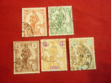 Serie mica Uzuale Malta 1922 ,5 valori stampilate, Stampilat